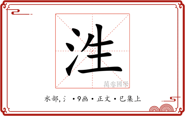 泩