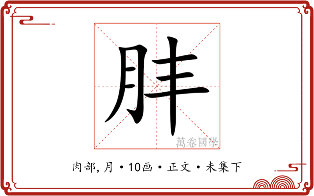 肨