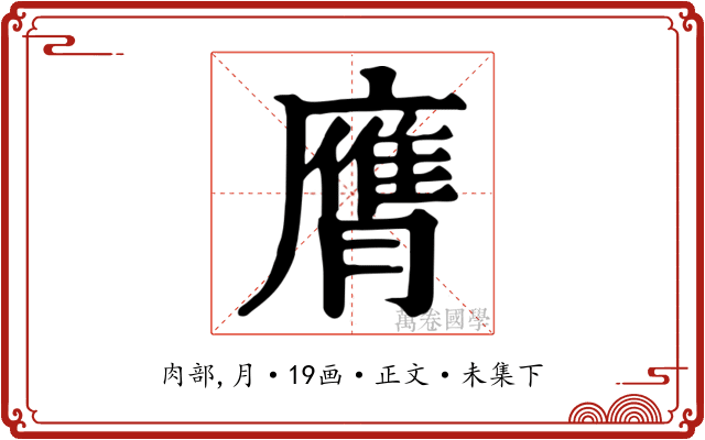 膺