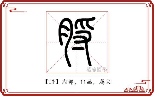 脟