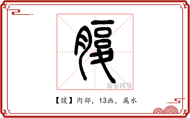 腹