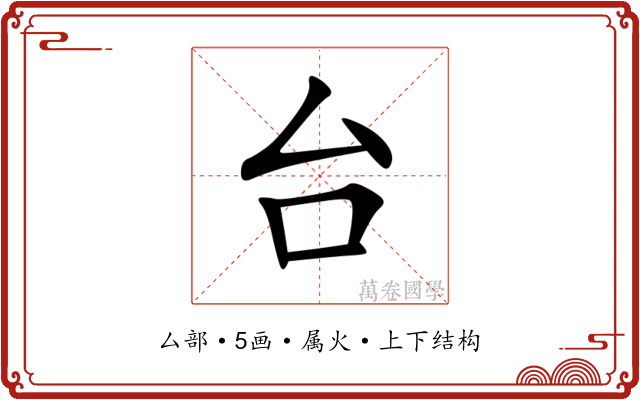 台