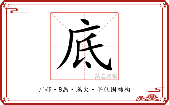 底
