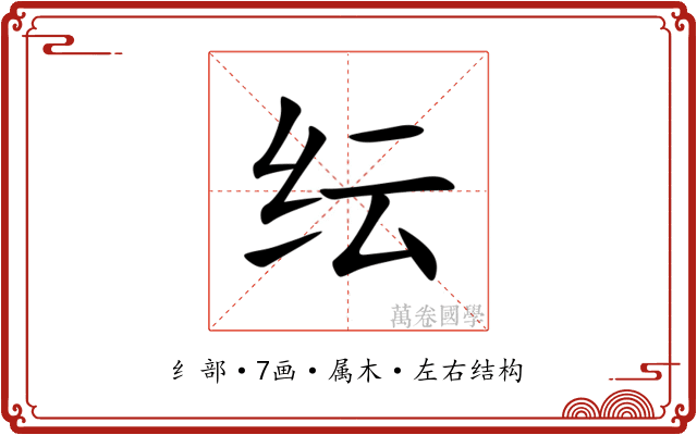 纭