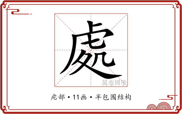 處