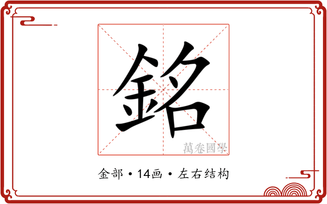 銘
