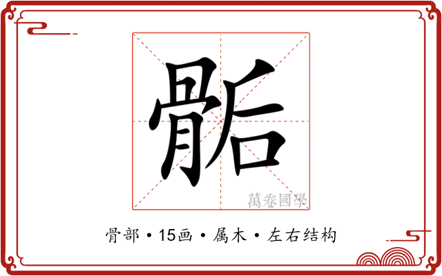 骺