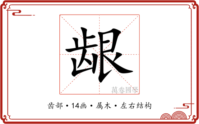 龈