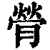 膋(印刷字体·清·康熙字典)